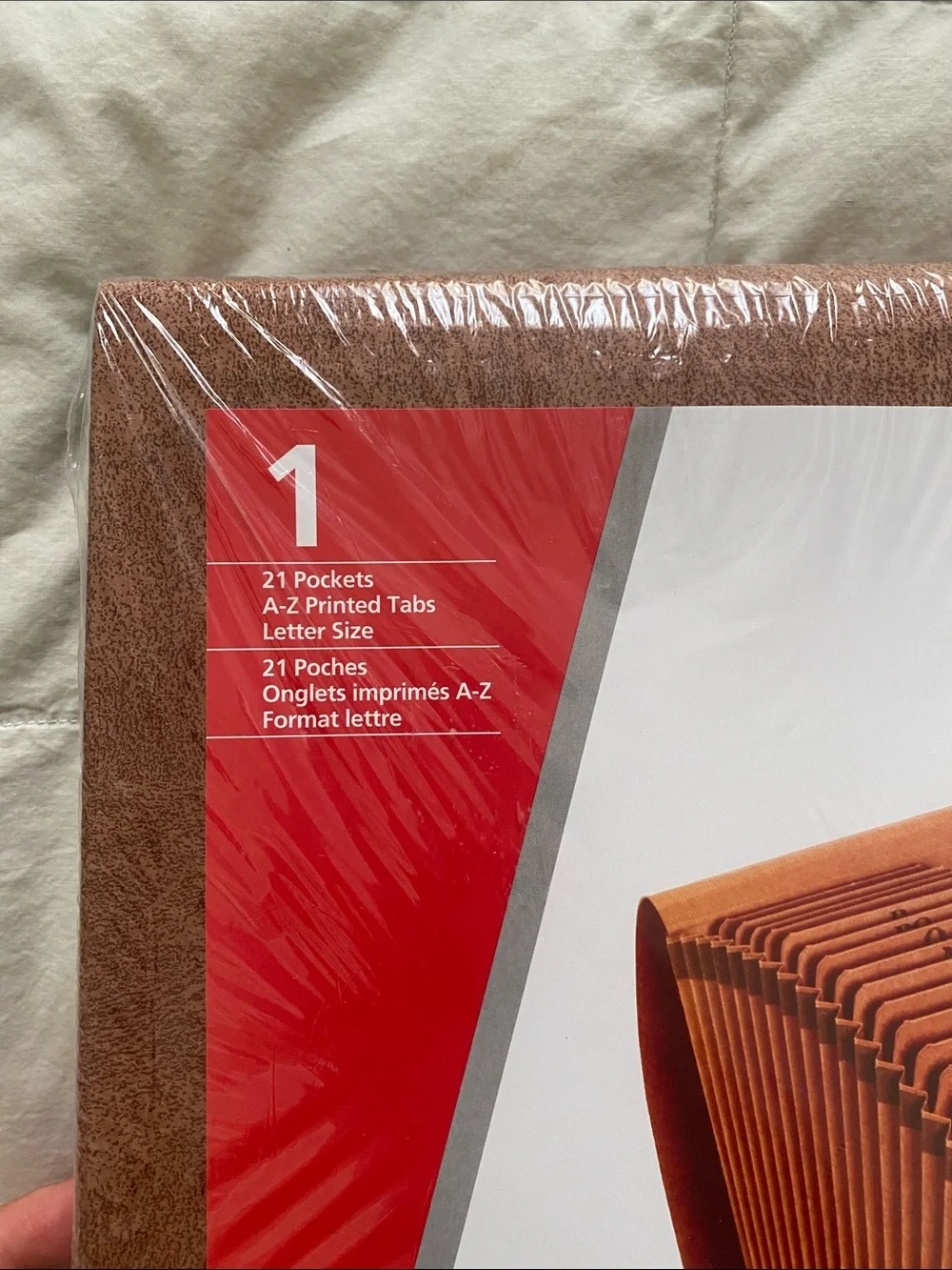 Expanding File with Cover - Brown